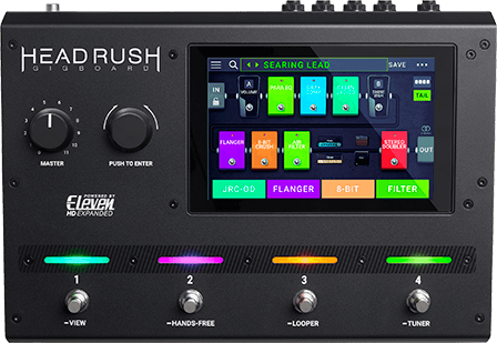 Compact Amp Modeling Guitar Effects Processor - Gigboard |HeadRush 