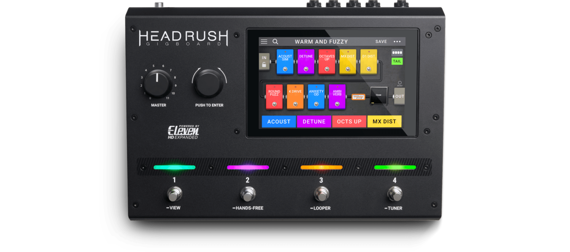 Compact Amp Modeling Guitar Effects Processor - Gigboard |HeadRush