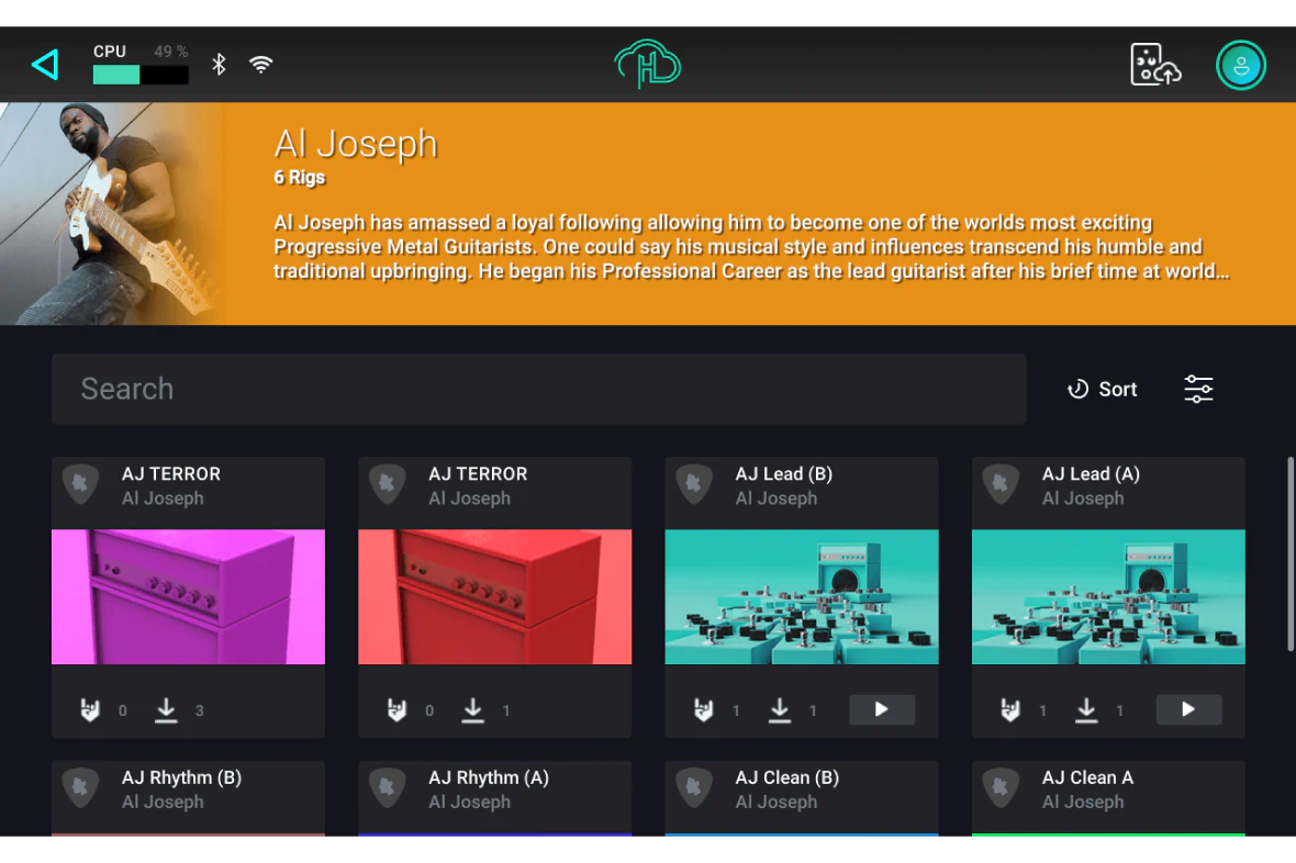 Wi-Fi Enabled for HeadRush Cloud Preset Sharing