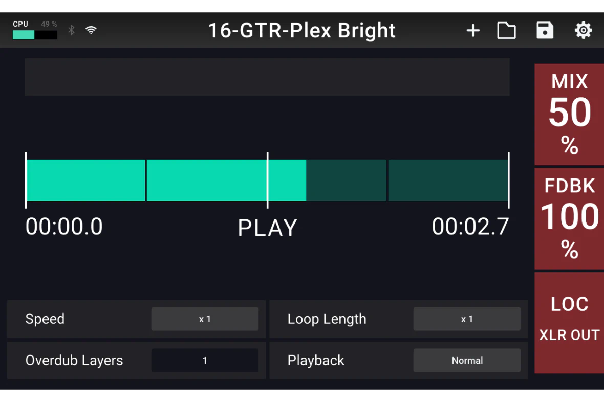 Best-In-Class Looper with Saving and MIDI Sync Functions